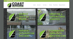Desktop Screenshot of coastpavementservices.com